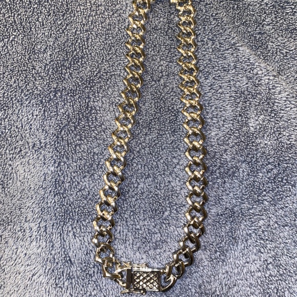 Men’s 15MM CUBAN STAINLESS STEEL NECKLACE - Picture 4 of 4